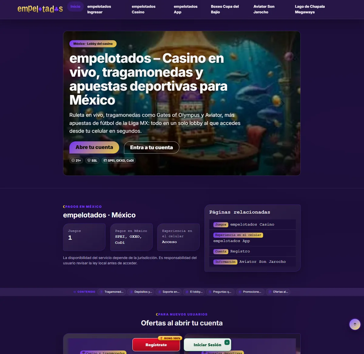 empelotados
